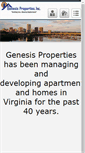 Mobile Screenshot of genesisproperties.com